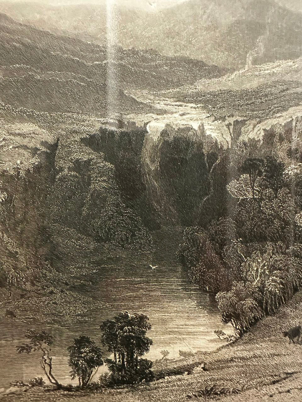 Veduta della Cattedrale di Durham/La cascata di High Force sul fiume Tees a Duram