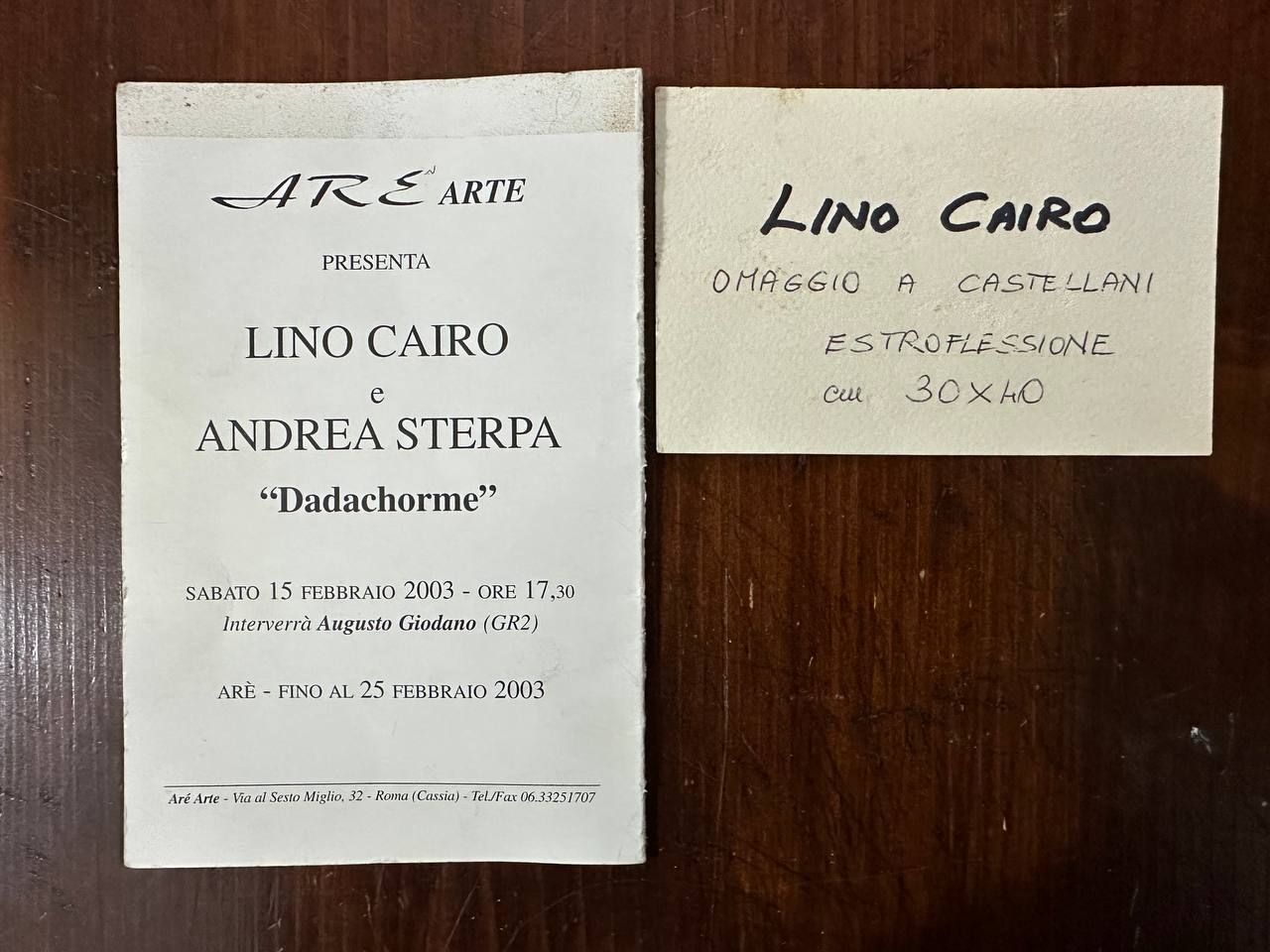 Lino Cairo - Omaggio a Castellani