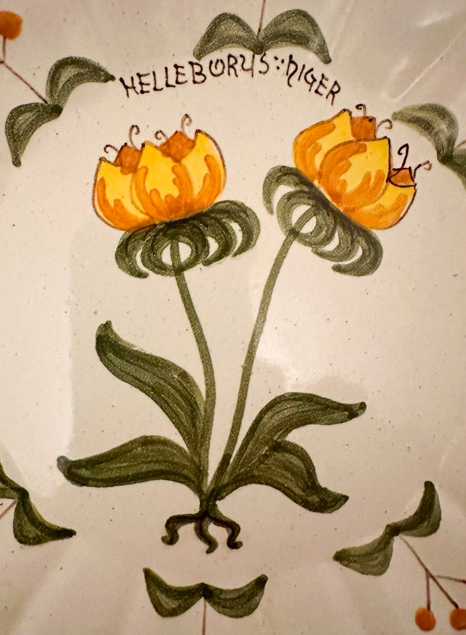 Set 5 piatti da parete - Rampini Gubbio